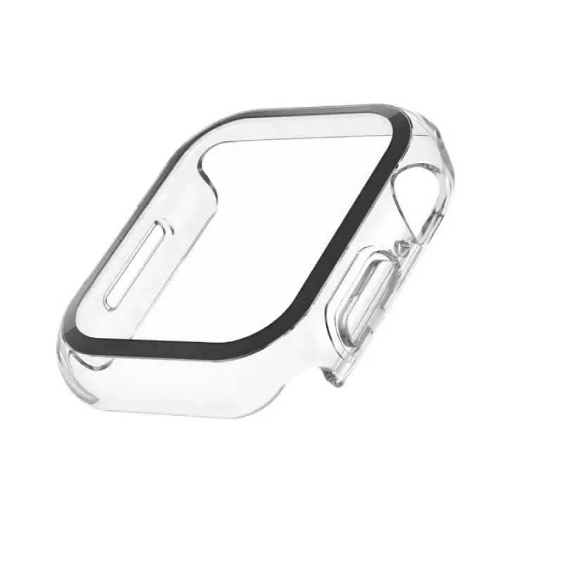 Belkin ScreenForce TemperedCurve 2-in-1 protezione schermo per Apple Watch 4-9/SE 44/45 mm, trasparente