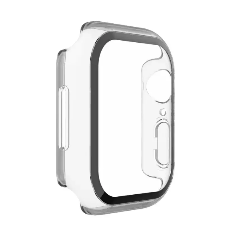 Belkin ScreenForce TemperedCurve 2-in-1 protezione schermo per Apple Watch 4-9/SE 44/45 mm, trasparente