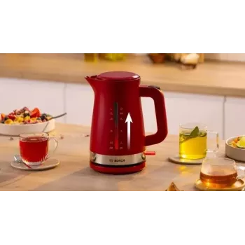 Bollitore elettrico Bosch TWK4M224 1,7 L 2400 W rosso