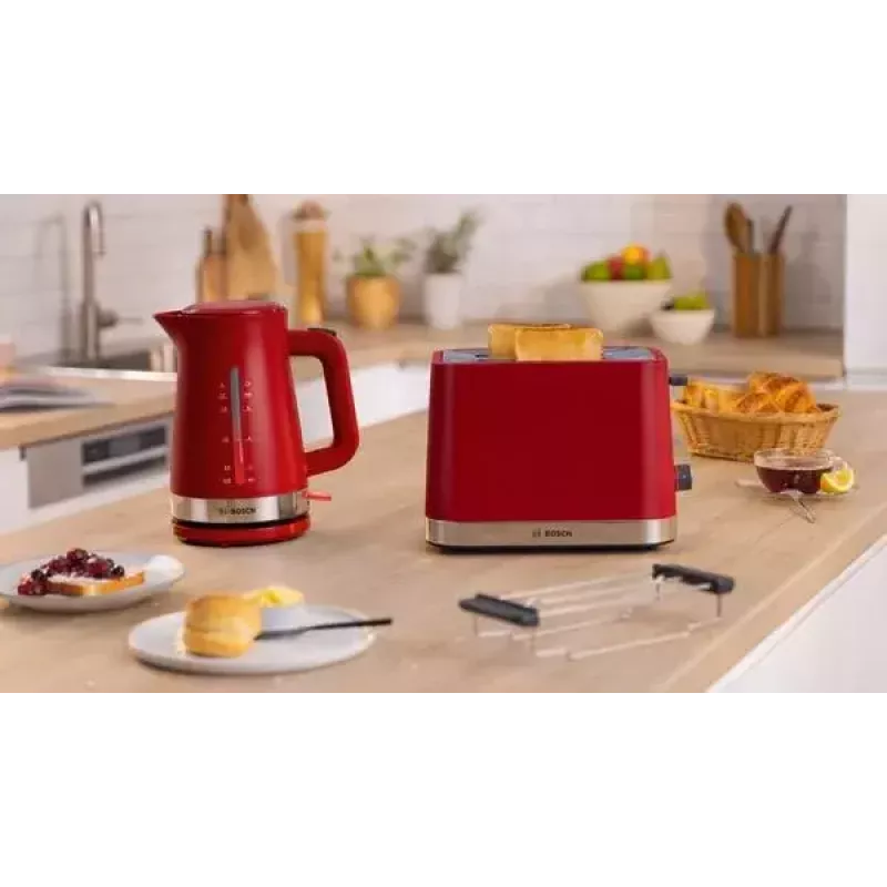 Bollitore elettrico Bosch TWK4M224 1,7 L 2400 W rosso