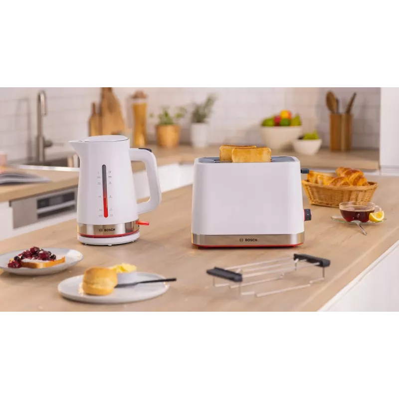 Bollitore elettrico Bosch TWK4M221 1,7 L 2400 W bianco