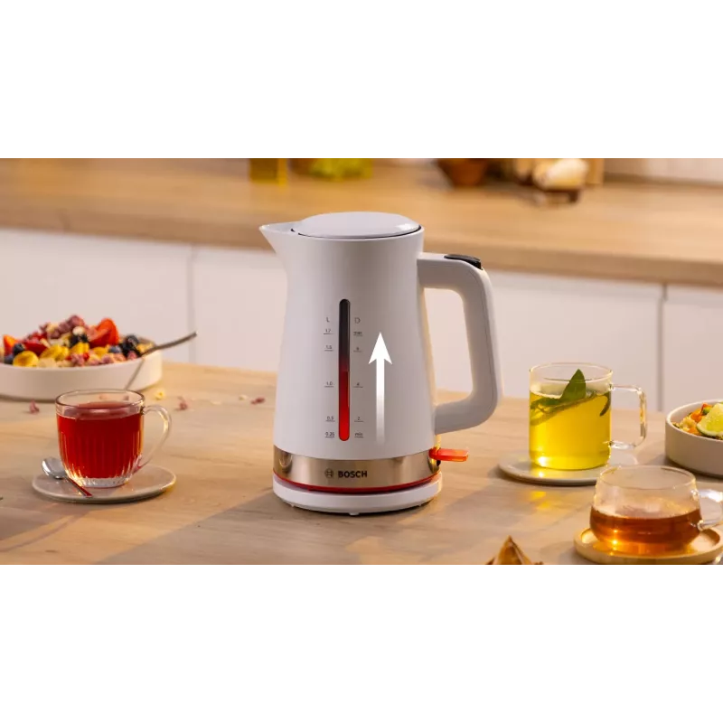 Bollitore elettrico Bosch TWK4M221 1,7 L 2400 W bianco
