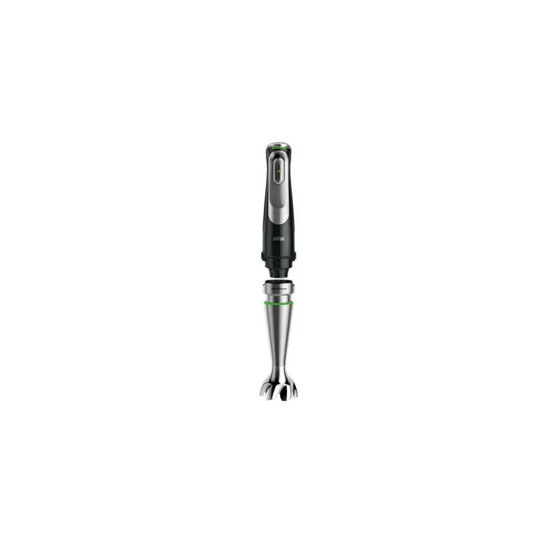 Braun MultiQuick 9 MQ 9187XLI Premium frullatore a immersione, 1200 W, nero/acciaio inox spazzolato