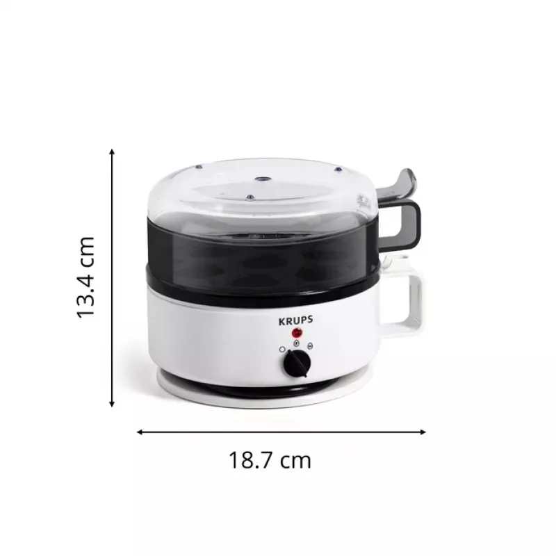 Cuociuova Krups EG 230115 7 uova bianco plastica con manopola