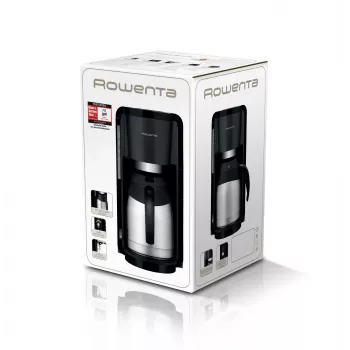 Macchina per caffè Rowenta 1,25 L Milano argento nero CT3818
