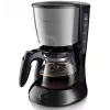 Philips Daily Collection HD7462/20 macchina del caffè, 15 tazze, caraffa in vetro, nera/metallo
