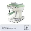 Macchina per espresso Ariete 1389 Vintage - macchina per espresso per caffè macinato o cialde ESE, colore verde pastello