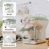 Macchina per espresso Ariete 1389 Vintage - macchina per espresso per caffè macinato o cialde ESE, colore verde pastello