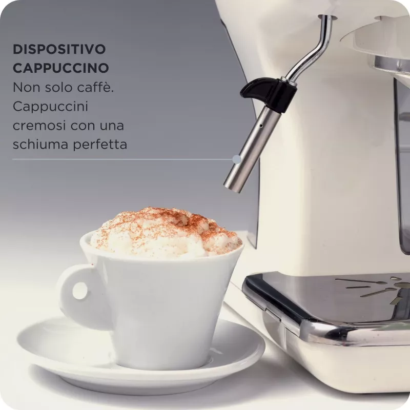 Macchina per espresso Ariete 1389 Vintage - macchina per espresso per caffè macinato o cialde ESE, colore verde pastello