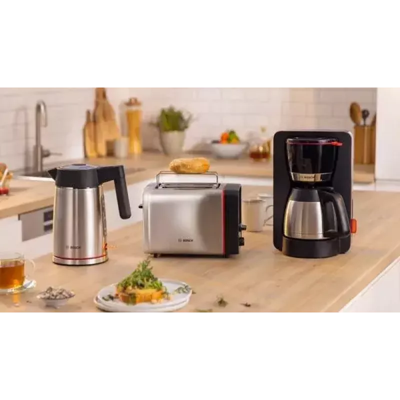 Tostapane Bosch TAT6M420 2 fette 970 W acciaio inox