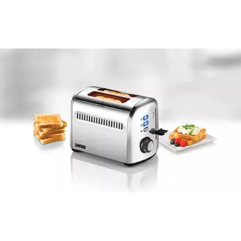 Unold 38326 Retro tostapane, 2 fette, 2 scomparti, acciaio inox