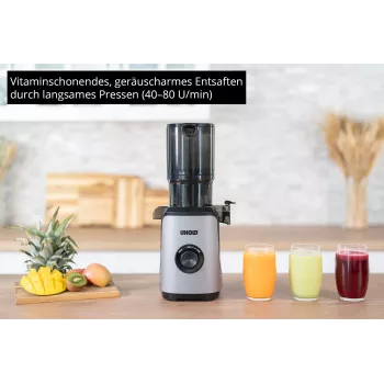 Estrattore di succo Unold 78275 SLOW JUICER Sam 300 W Charcoal