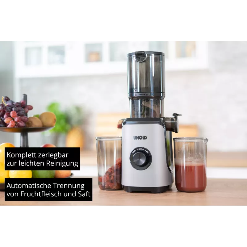 Estrattore di succo Unold 78275 SLOW JUICER Sam 300 W Charcoal