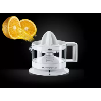 Spremiagrumi elettrico Braun TributeCollection CJ 3000 0,35 L 20 W trasparente, bianco