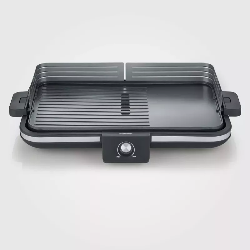 Grill a contatto Severin PG 8564 2300 W nero acciaio inox