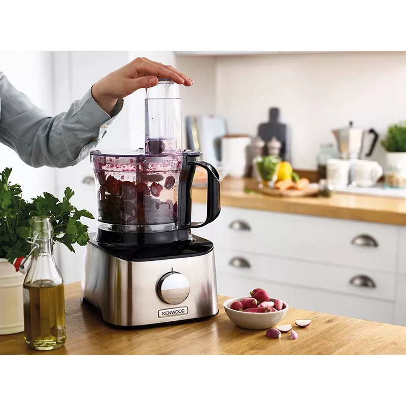 Robot da cucina Kenwood FDM301SS 800 W 2,1 L nero, acciaio inox bilancia integrata