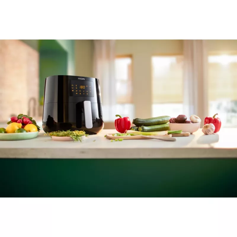 Philips serie 3000 HD9270/70 Airfryer XL, friggitrice ad aria calda, 6,2 L, 1,2 kg, Rapid Air, 200 °C, 5 persone