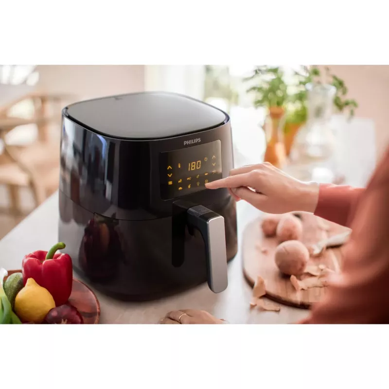Philips serie 3000 HD9270/70 Airfryer XL, friggitrice ad aria calda, 6,2 L, 1,2 kg, Rapid Air, 200 °C, 5 persone
