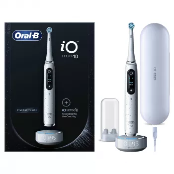 Spazzolino elettrico Oral-B iO Series 10 adulti rotante-oscillante bianco