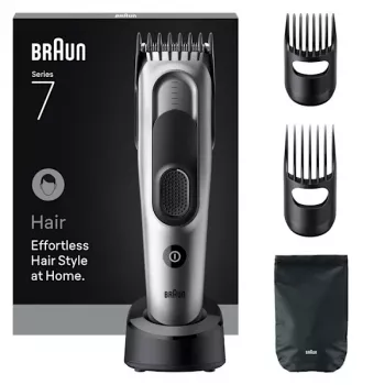 Rifinitore/tagliacapelli Braun HC7590 nero, argento 17 nichel-metallo idruro (NiMH)