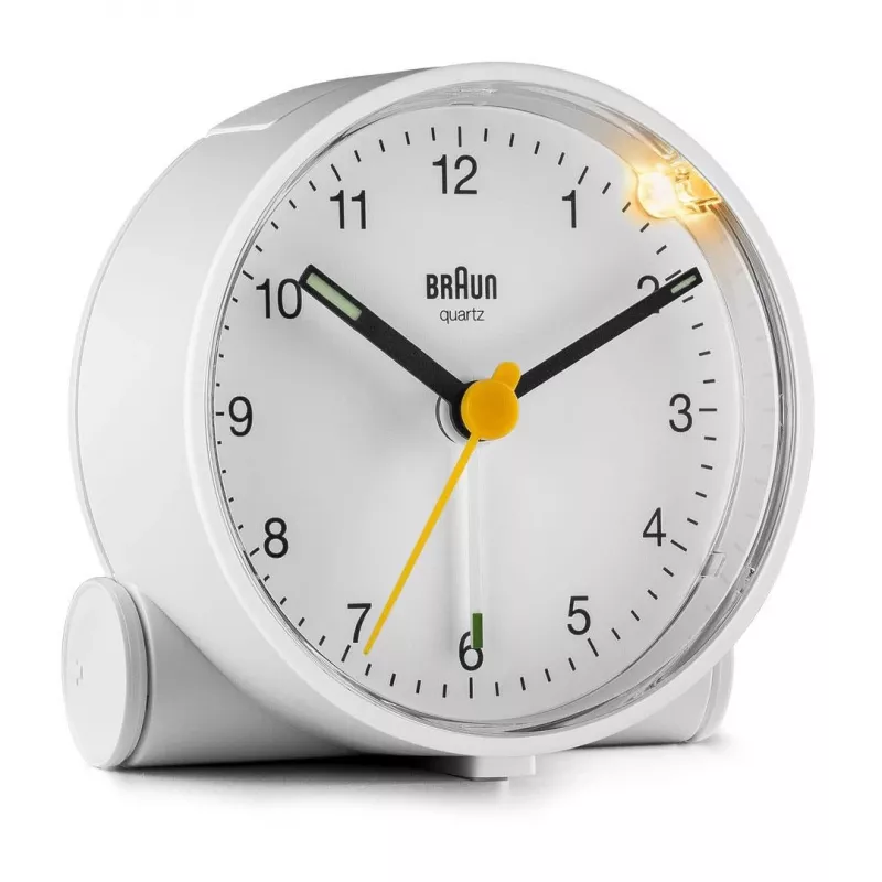 Sveglia al quarzo Braun BC01W bianco