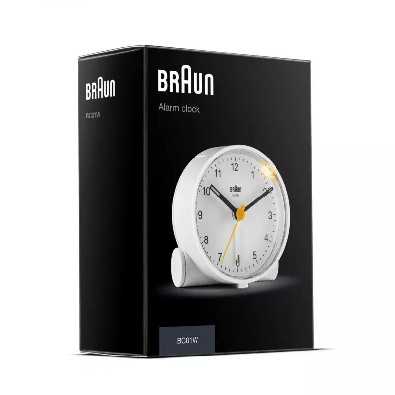 Sveglia al quarzo Braun BC01W bianco