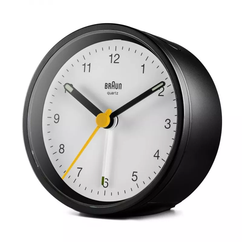 Sveglia al quarzo Braun BC12BW nero, bianco