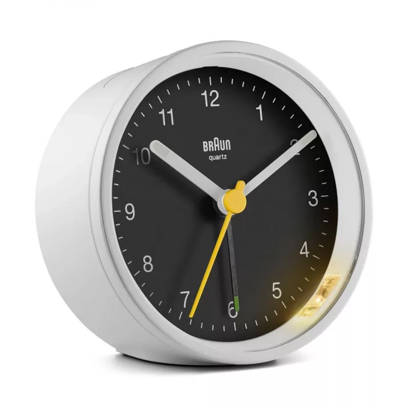 Sveglia al quarzo Braun BC12WB nero, bianco