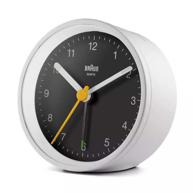 Sveglia al quarzo Braun BC12WB nero, bianco