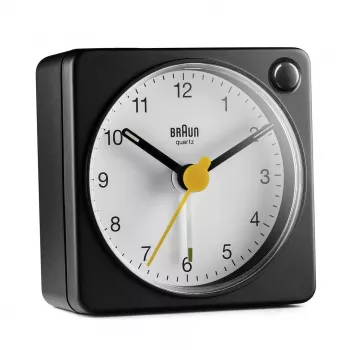 Sveglia al quarzo Braun BC02XBW nero, bianco