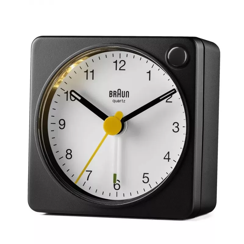 Sveglia al quarzo Braun BC02XBW nero, bianco