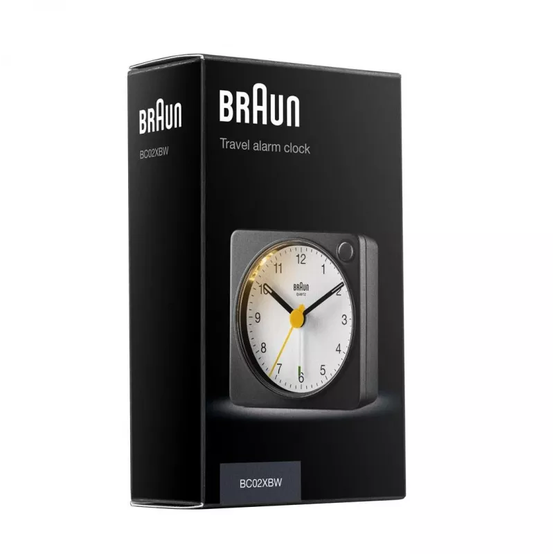 Sveglia al quarzo Braun BC02XBW nero, bianco