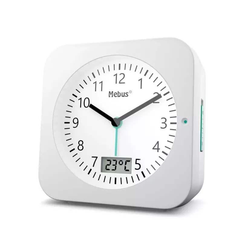 Sveglia digitale Mebus 25610 bianco