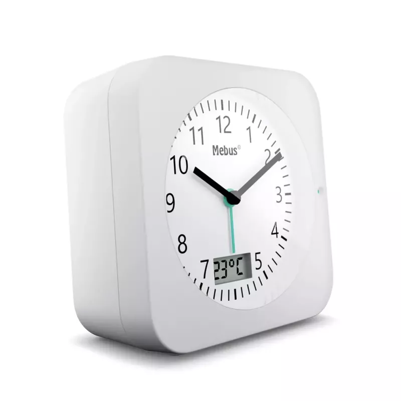 Sveglia digitale Mebus 25610 bianco