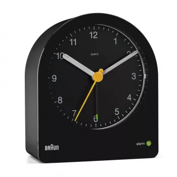 Sveglia al quarzo Braun BC22 nero, giallo
