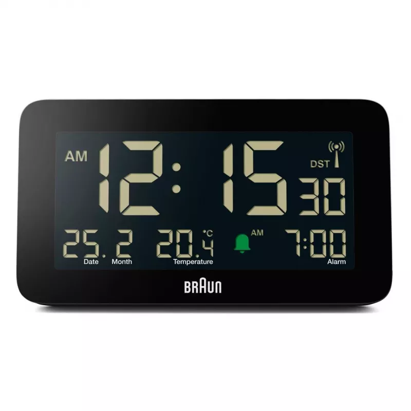 Sveglia digitale Braun BC10 nero