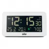 Sveglia digitale Braun BC10 bianco LCD retroilluminato