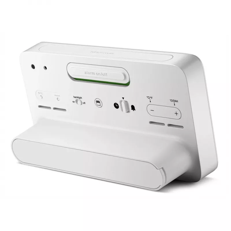 Sveglia digitale Braun BC10 bianco LCD retroilluminato