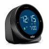 Sveglia radiocontrollata BRAUN BC 24 B DCF nero – sveglia radiocontrollata con display digitale