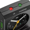 Sveglia BRAUN BC 05 B al quarzo pieghevole nero — sveglia da viaggio compatta
