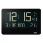 Orologio da parete/da tavolo con sveglia radiocontrollata Braun BC14B-DCF rettangolare nero