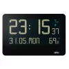 Orologio da parete/da tavolo con sveglia radiocontrollata Braun BC14B-DCF rettangolare nero