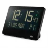 Orologio da parete/da tavolo con sveglia radiocontrollata Braun BC14B-DCF rettangolare nero