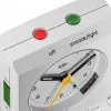 Orologio da parete/da tavolo analogico Braun BC05W rettangolare bianco