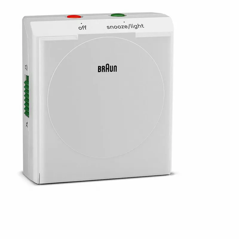 Orologio da parete/da tavolo analogico Braun BC05W rettangolare bianco