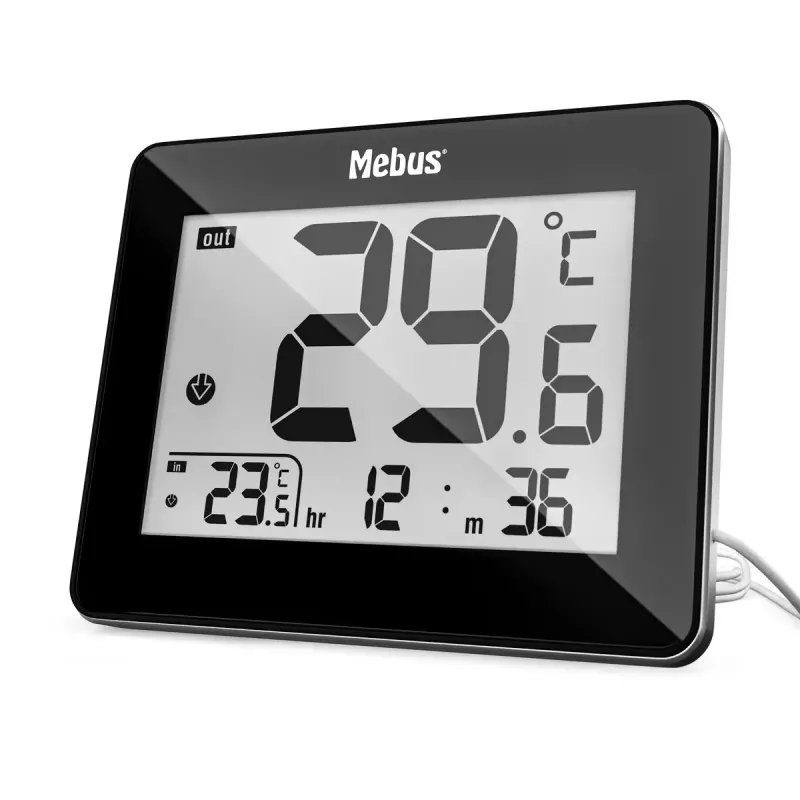 Termometro ambiente elettronico Mebus 48432