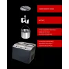 Unold Doppio macchina per gelato con compressore 2,4 l 250 W nero, acciaio satinato