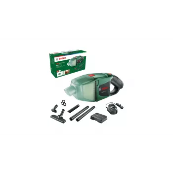 Bosch EasyVac 12 06033D0001 aspirapolvere portatile senza fili, 12 V, verde, con batteria e caricabatterie