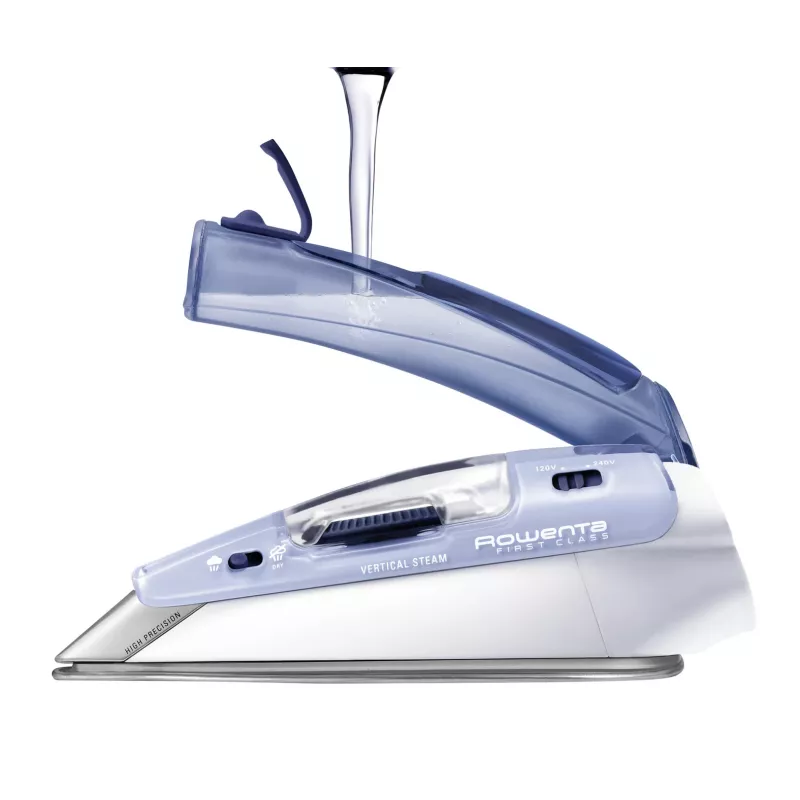 Rowenta DA1510F1 ferro da stiro ferro da stiro a vapore Microsteam 200 suola 1000 W blu, bianco
