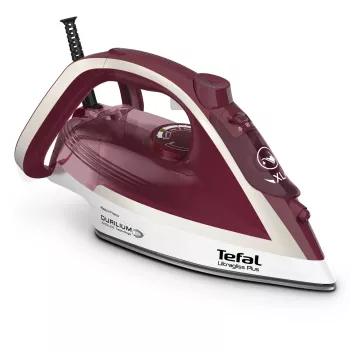 Tefal Ultimate Pure FV6810 ferro da stiro a vapore 2800 W rosso, argento